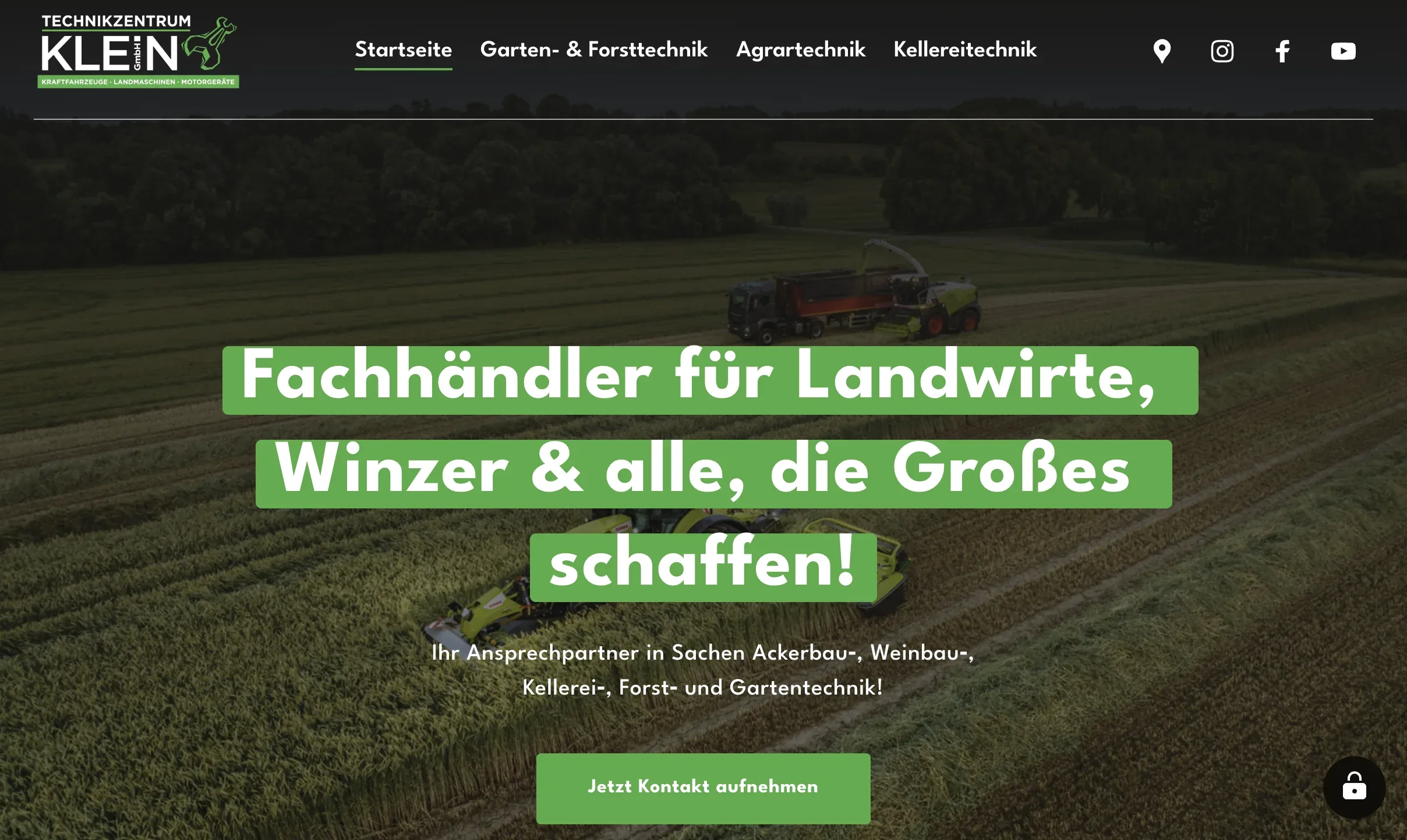 Technikzentrum Klein Website